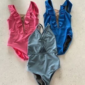 Bundle of 3 Five Leotards excellent condition